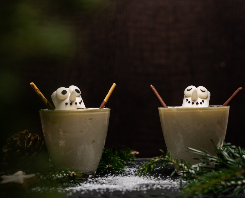 Apfel-Meerrettich-Sorbet mit Calvados